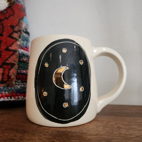 Beautiful Moon Artist Sign by Allison Freitheim Ceramic Mug - Picture 1 of 9